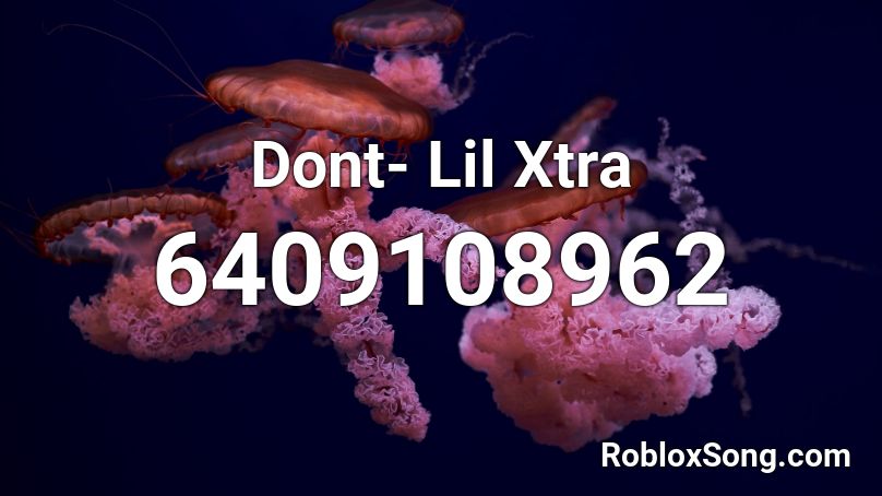 Dont- Lil Xtra Roblox ID