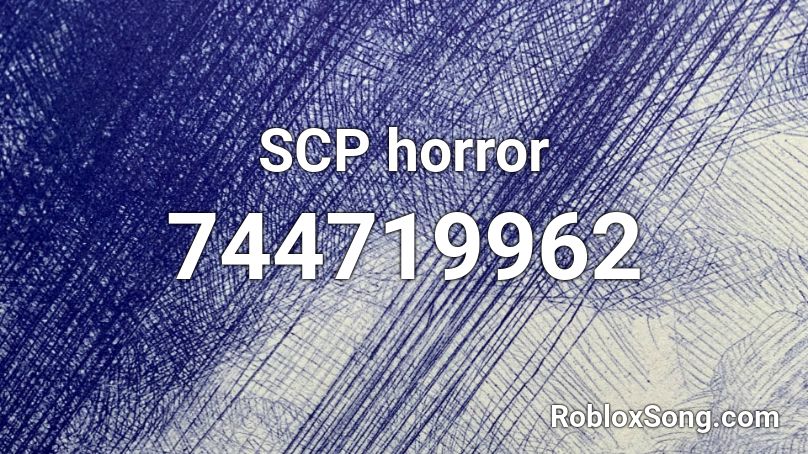 SCP horror Roblox ID