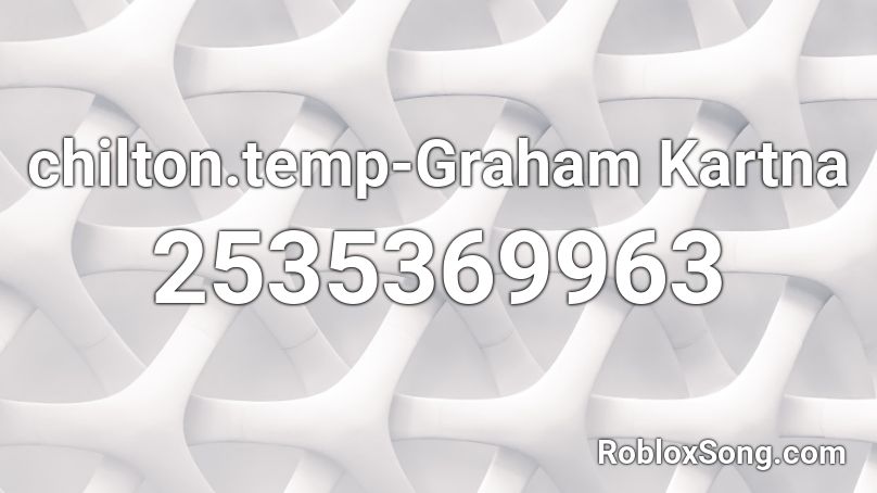 chilton.temp-Graham Kartna Roblox ID