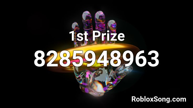 1st Prize Roblox ID