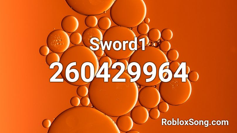 Sword1 Roblox ID