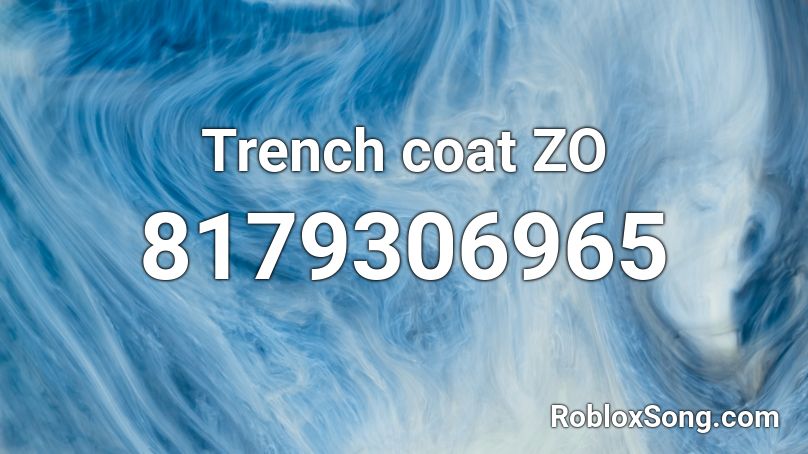 Trench coat ZO Roblox ID