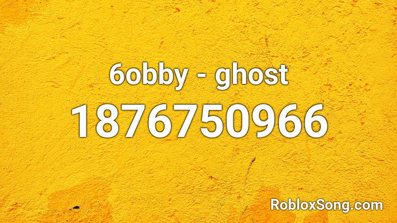 6obby - ghost Roblox ID