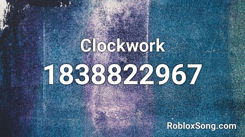 roblox clockwork id