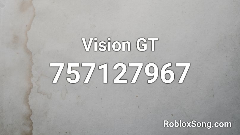 Vision GT Roblox ID