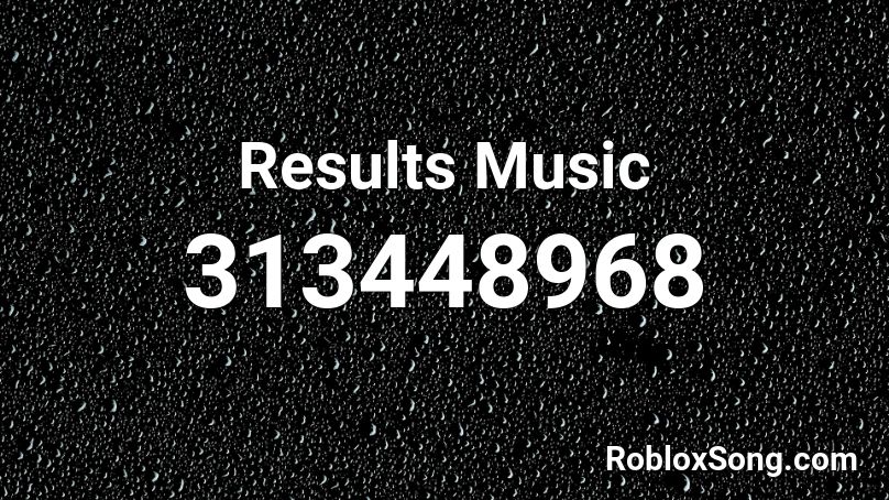 Results Music Roblox ID