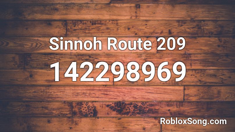 Sinnoh Route 209 Roblox ID