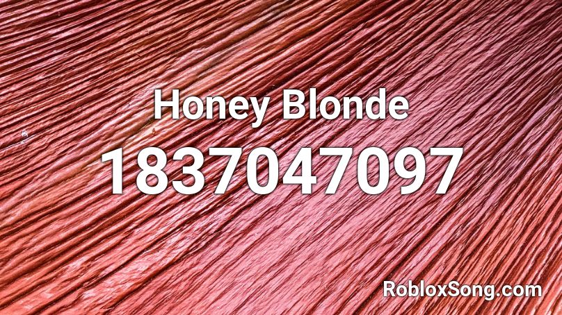 Honey Blonde Roblox ID