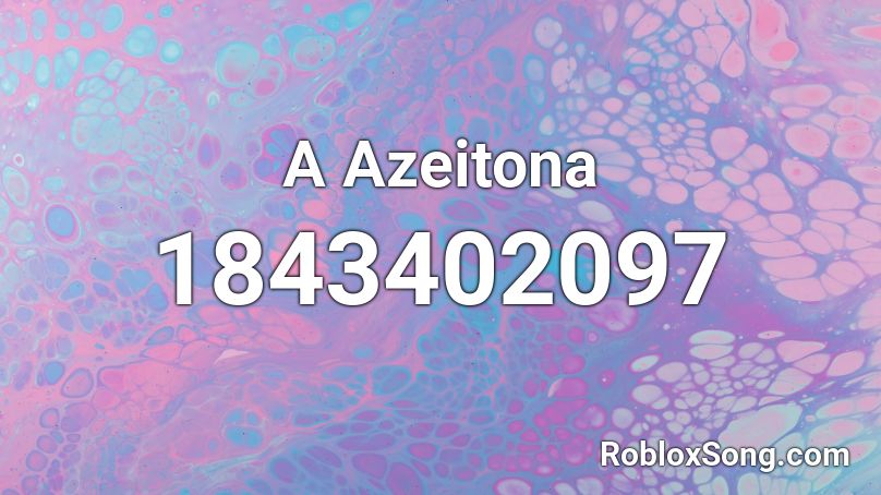 A Azeitona Roblox ID