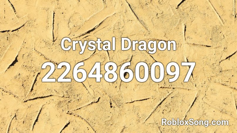Crystal Dragon Roblox ID