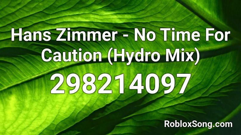 Hans Zimmer - No Time For Caution (Hydro Mix) Roblox ID