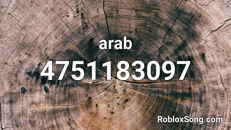 arab Roblox ID