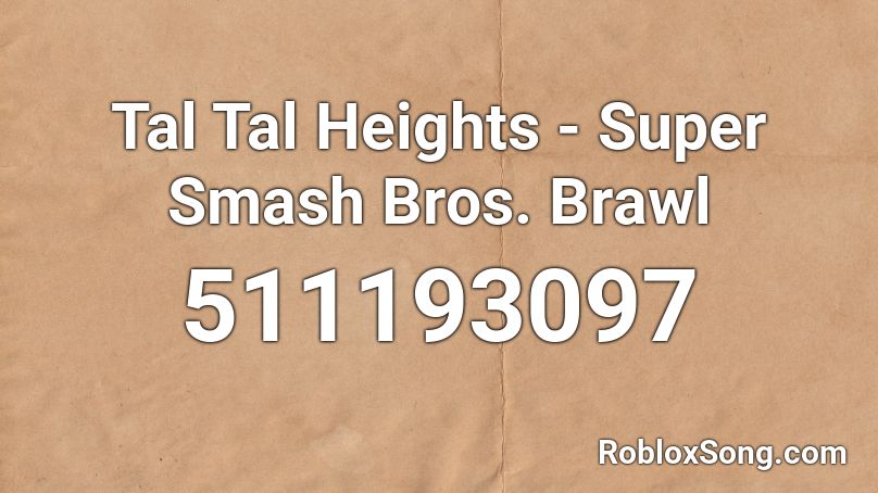 Tal Tal Heights - Super Smash Bros. Brawl Roblox ID