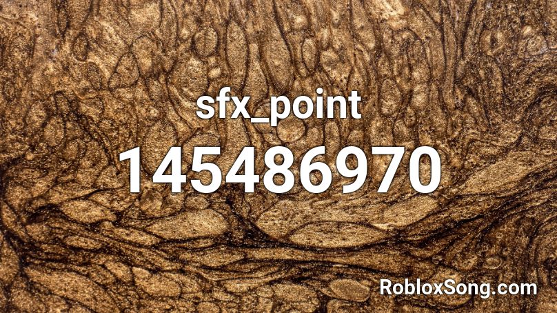 sfx_point Roblox ID