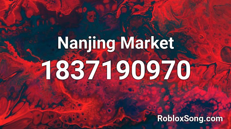 Nanjing Market Roblox ID