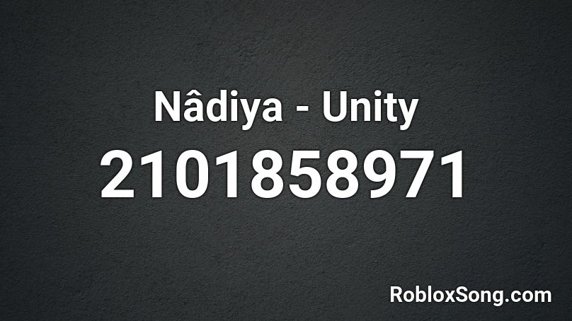 Nâdiya - Unity Roblox ID