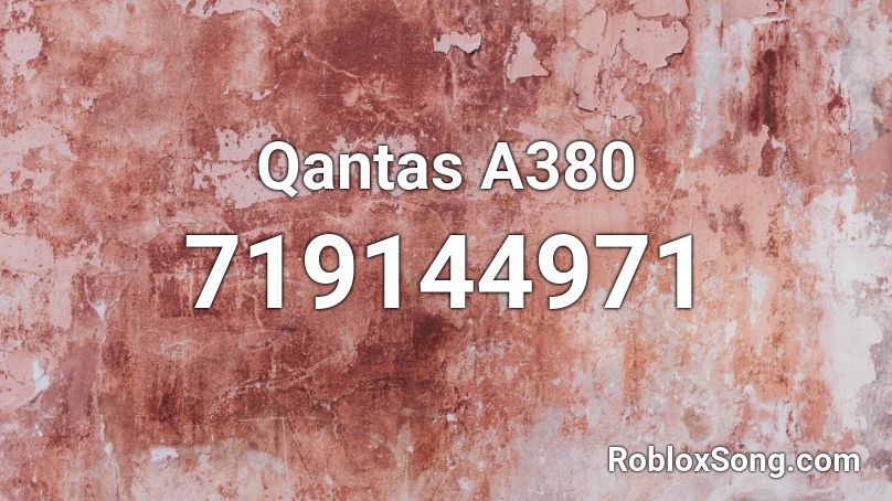 Qantas A380 Roblox ID
