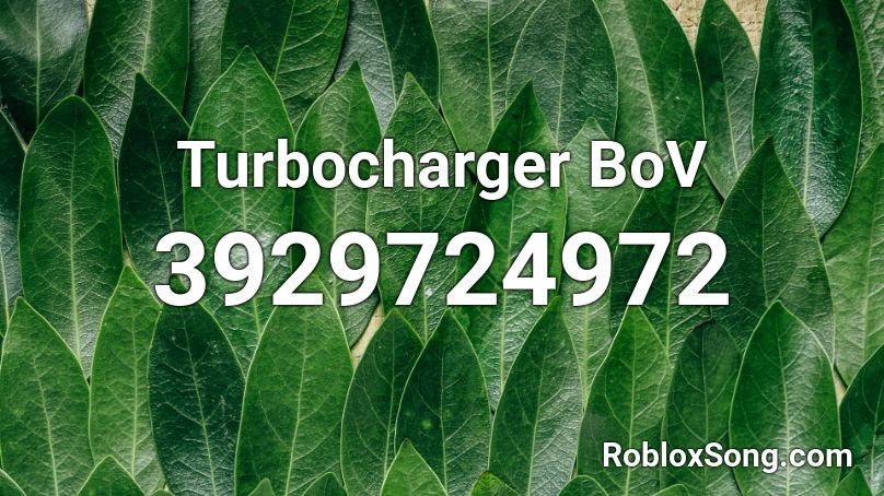 Turbocharger BoV Roblox ID