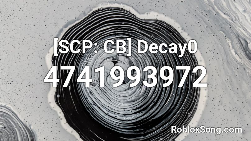 [SCP: CB] Decay0 Roblox ID