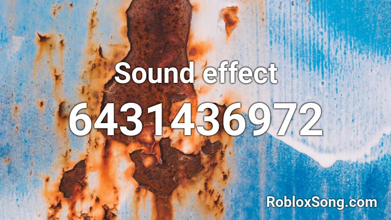 Sound effect Roblox ID