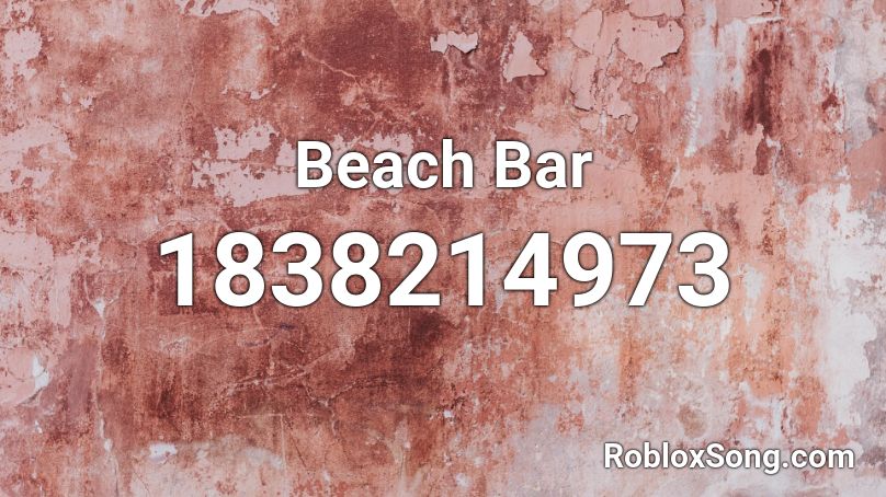 Beach Bar Roblox ID