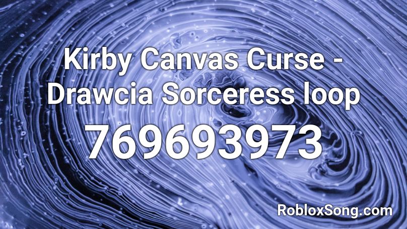 Kirby Canvas Curse - Drawcia Sorceress loop Roblox ID