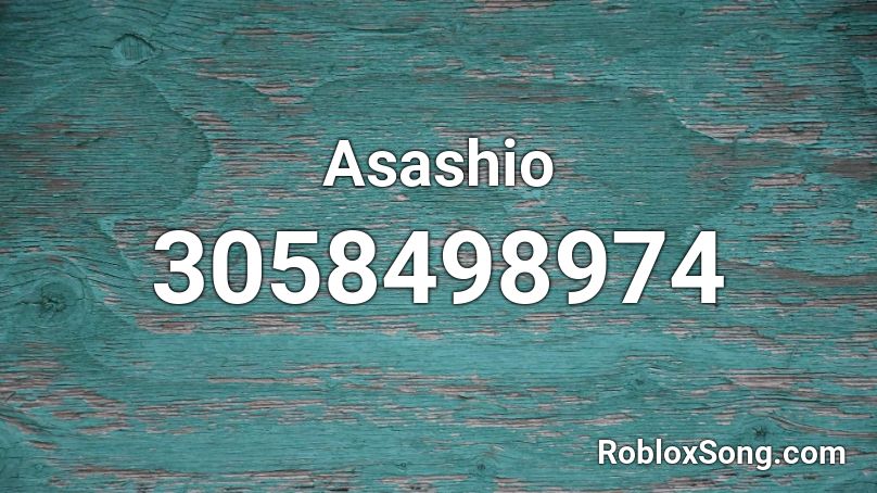 Asashio Roblox ID
