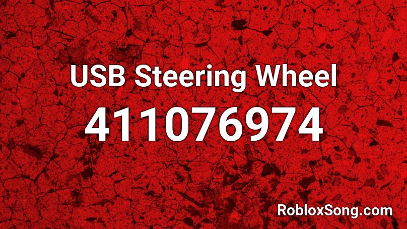 USB Steering Wheel Roblox ID