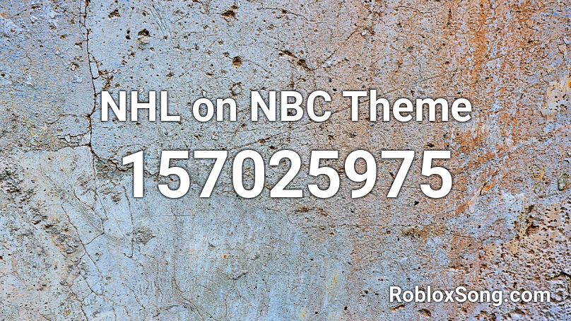 NHL on NBC Theme Roblox ID