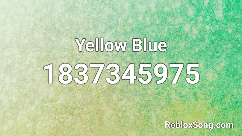 Yellow Blue Roblox ID