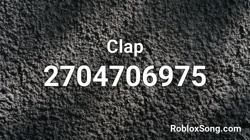 Clap Roblox ID
