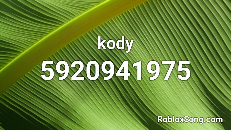 kody Roblox ID