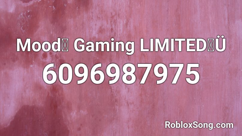 Gaming [🎮]  LIMITED💹Ü Roblox ID