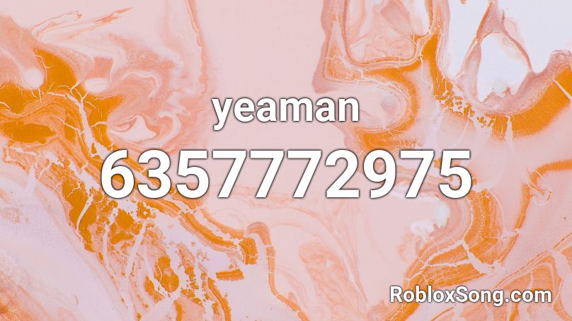 yeaman Roblox ID