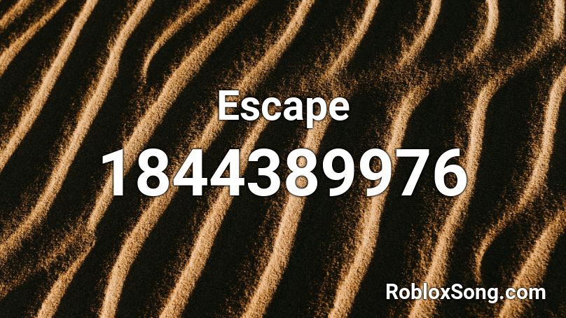 Escape Roblox ID