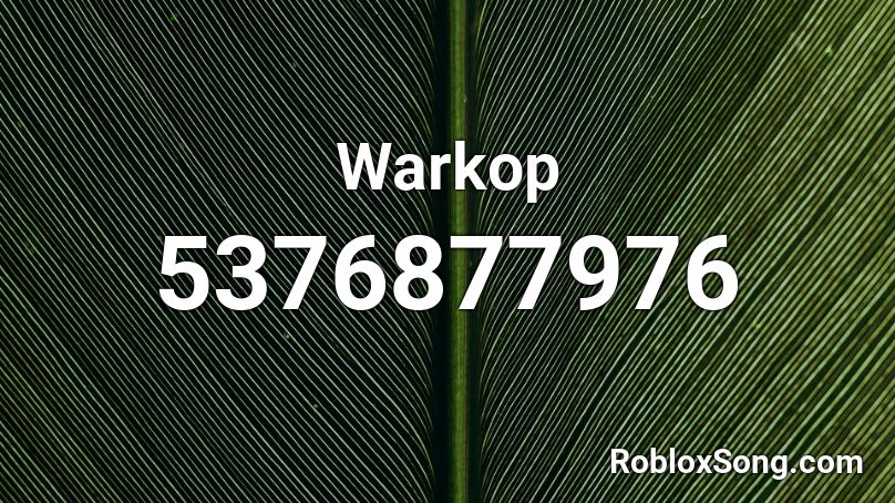 Warkop Roblox ID