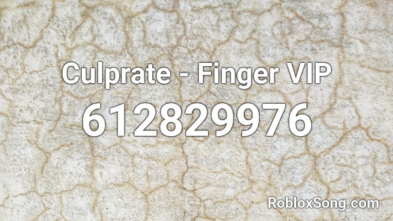 Culprate - Finger VIP Roblox ID