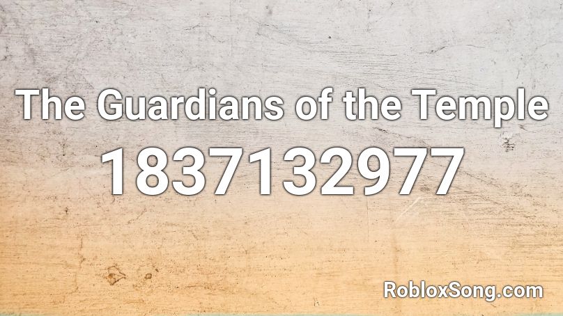 The Guardians of the Temple Roblox ID