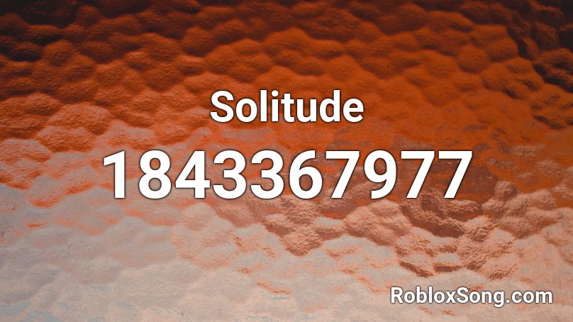 Solitude Roblox ID