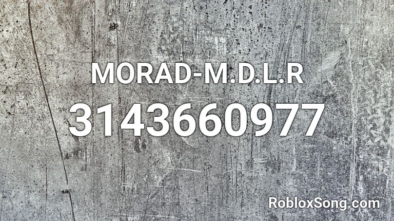 MORAD-M.D.L.R Roblox ID