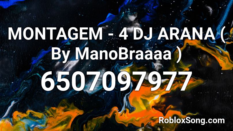 id de musicas roblox funk dj arana