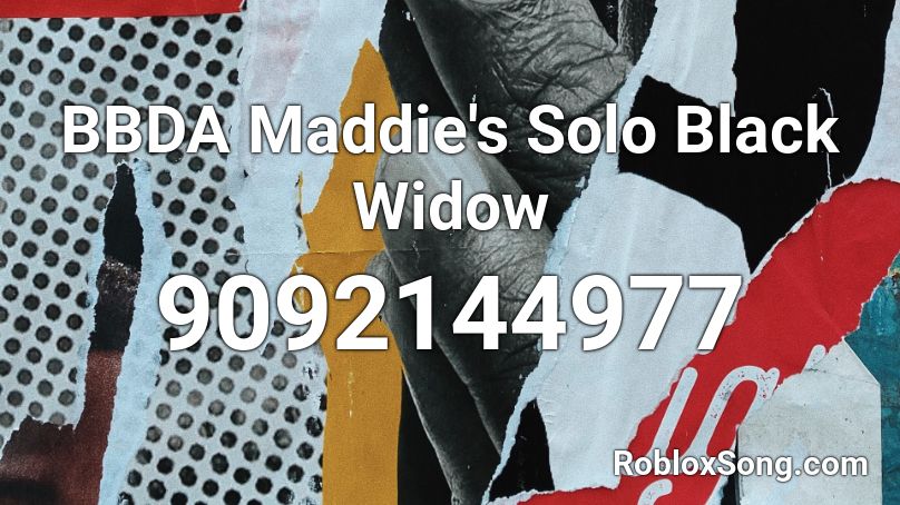 BBDA Maddie's Solo Black Widow Roblox ID