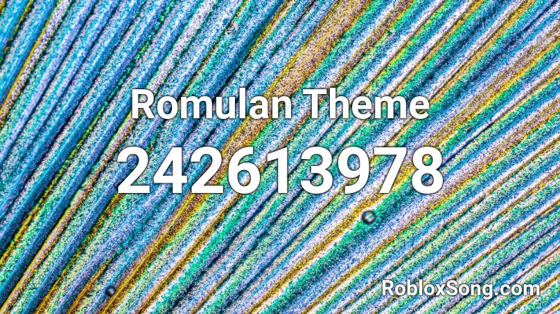 Romulan Theme Roblox ID