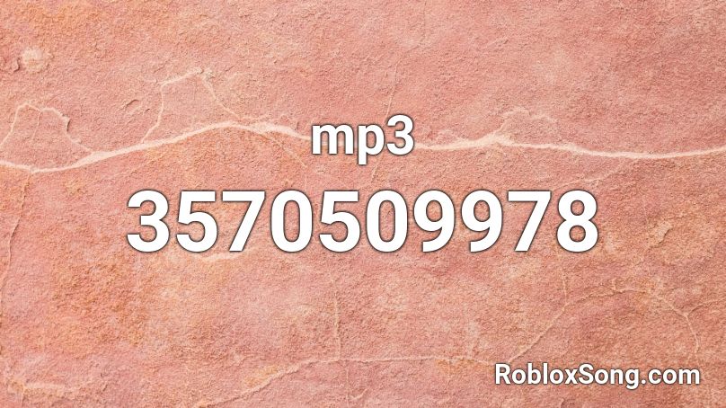 mp3 Roblox ID