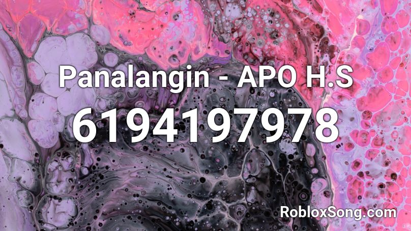 Panalangin - APO H.S Roblox ID