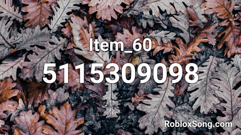 Item_60 Roblox ID