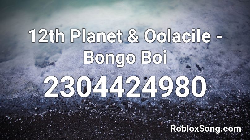 12th Planet & Oolacile - Bongo Boi Roblox ID