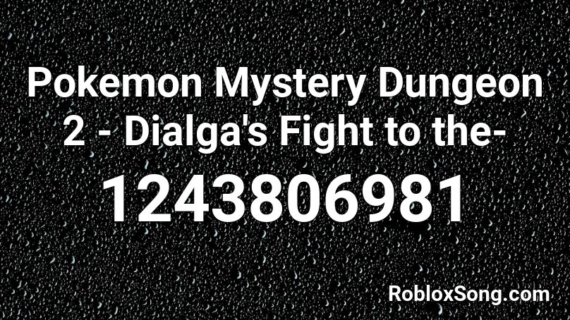 Pokemon Mystery Dungeon 2 - Dialga's Fight to the- Roblox ID