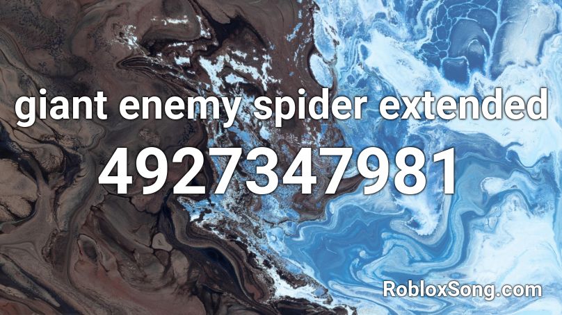 giant enemy spider extended Roblox ID