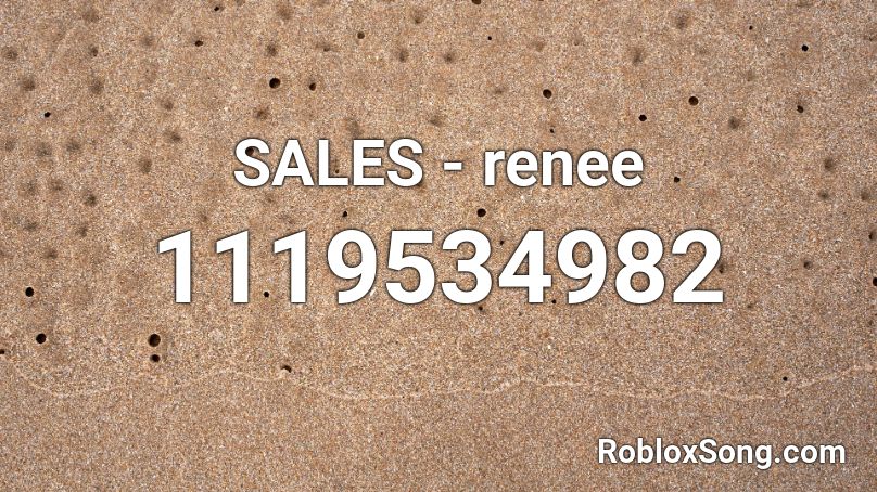 SALES - renee Roblox ID